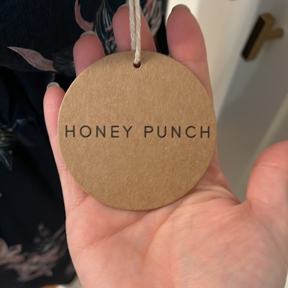 Mini dress elastic waist boho style - Picture 3 of 4